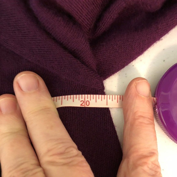 Alice + Olivia Wool and Cashmere Purple Draped Izzy Cardigan Women’s Size Small - Picture 14 of 16